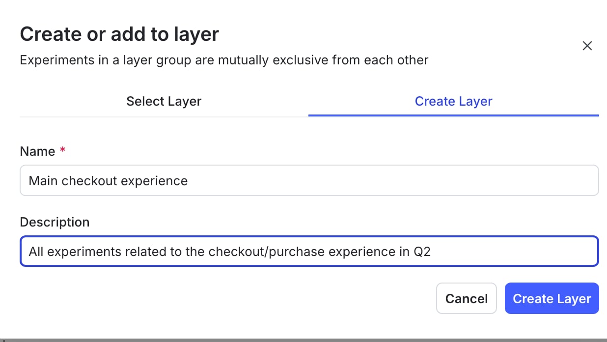 Creating a new layer.