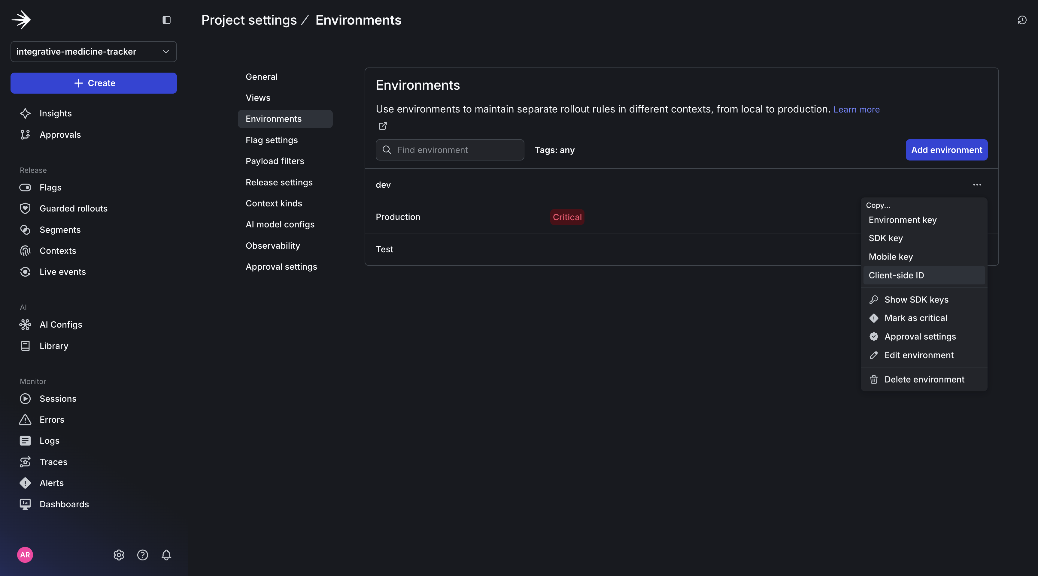 Grabbing Client ID from UI.