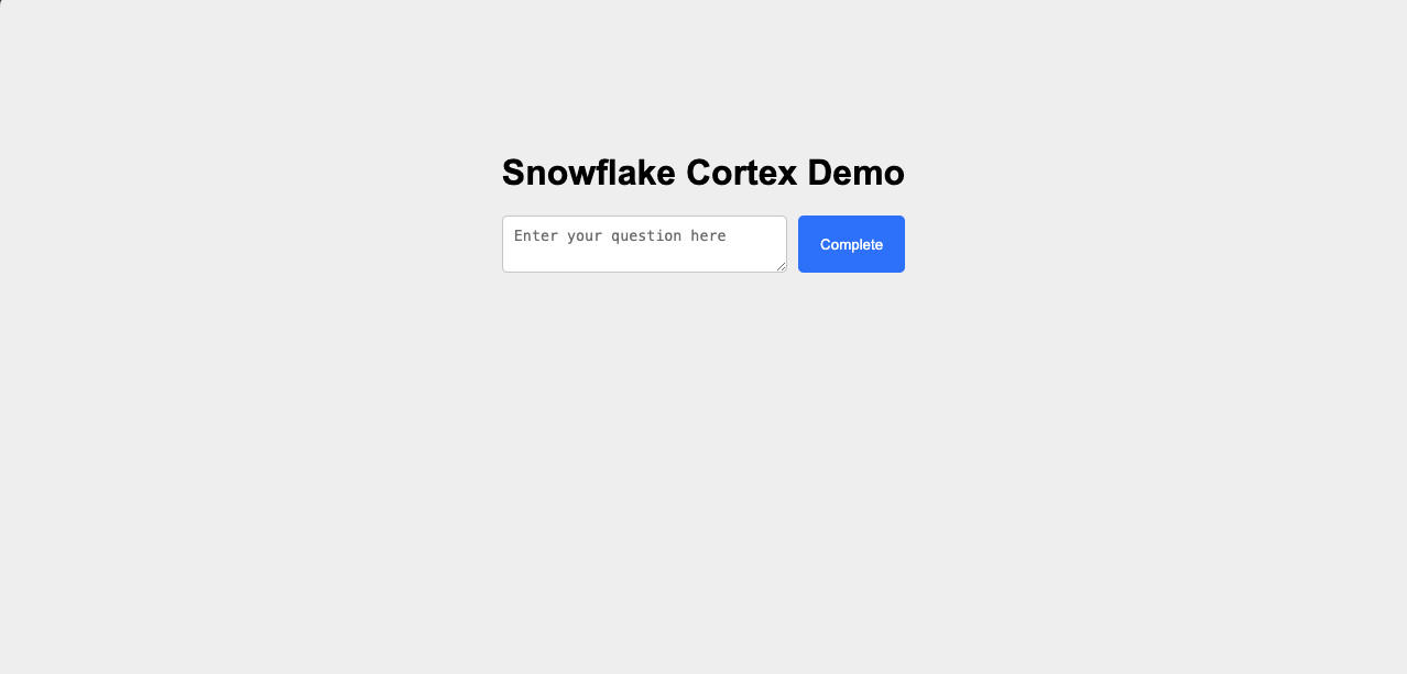 Landing page
