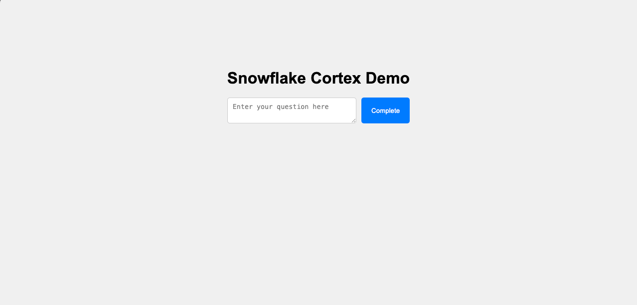 Landing page