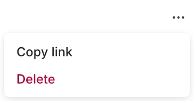The "Edit" option in a pending change's overflow menu.