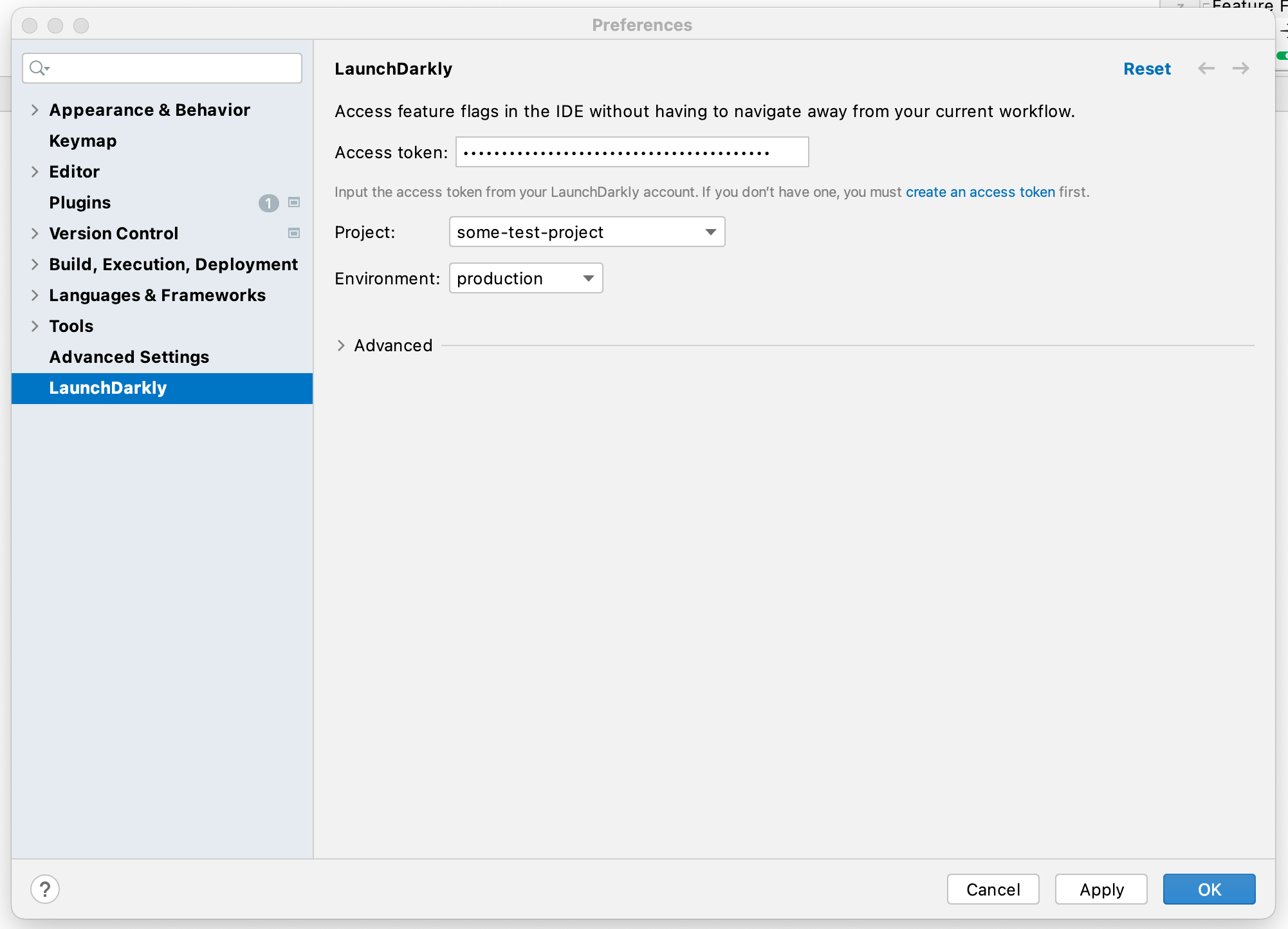 The IntelliJ IDEA "Preferences" dialog.