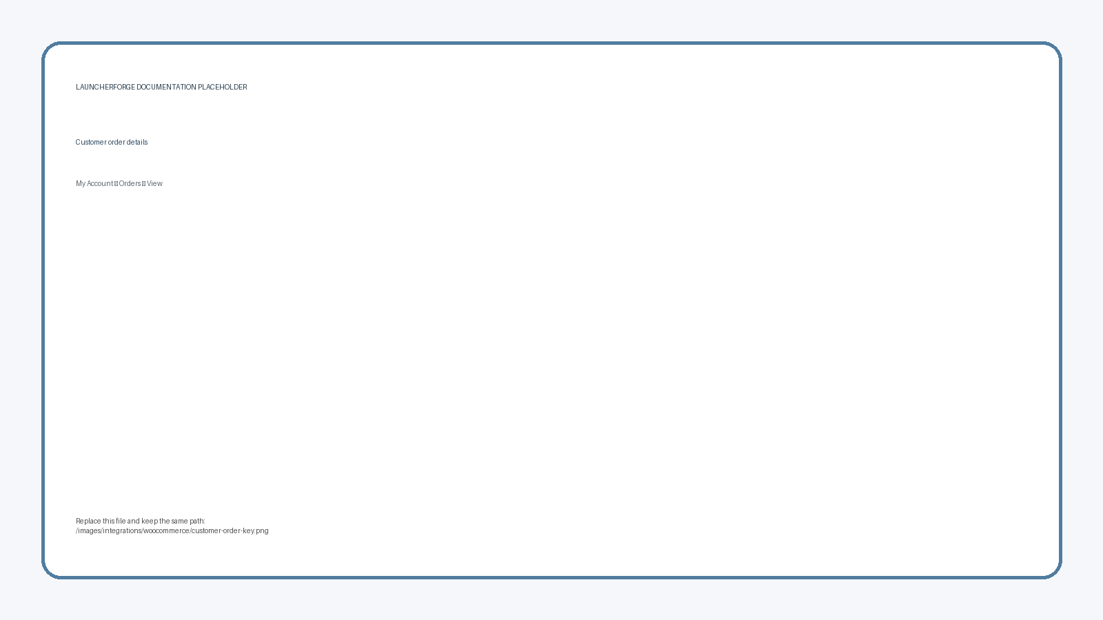 Customer order details with the game key