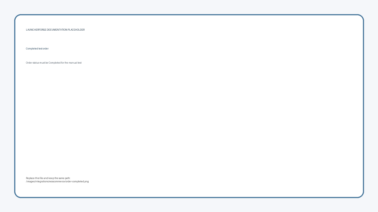 Mark the test order as Completed