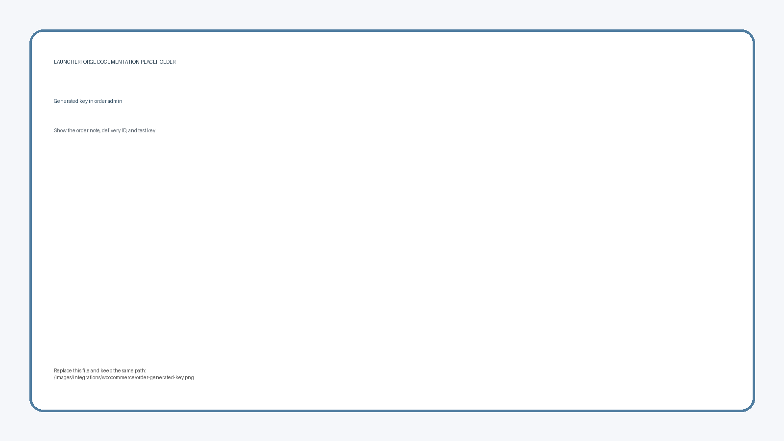 Game key inside the WooCommerce order
