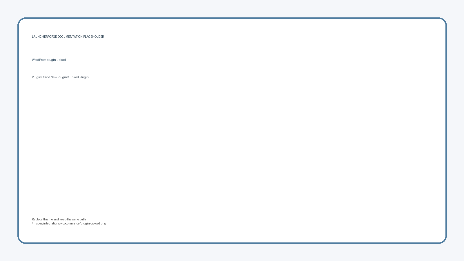 Upload the LauncherForge plugin