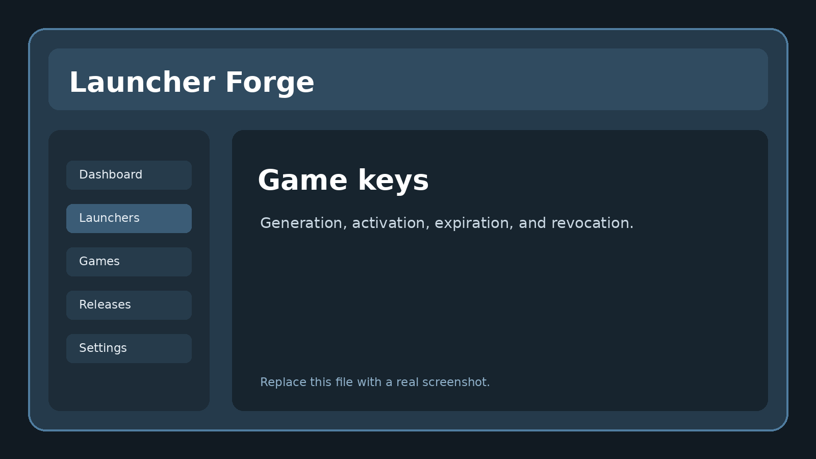 Game key management