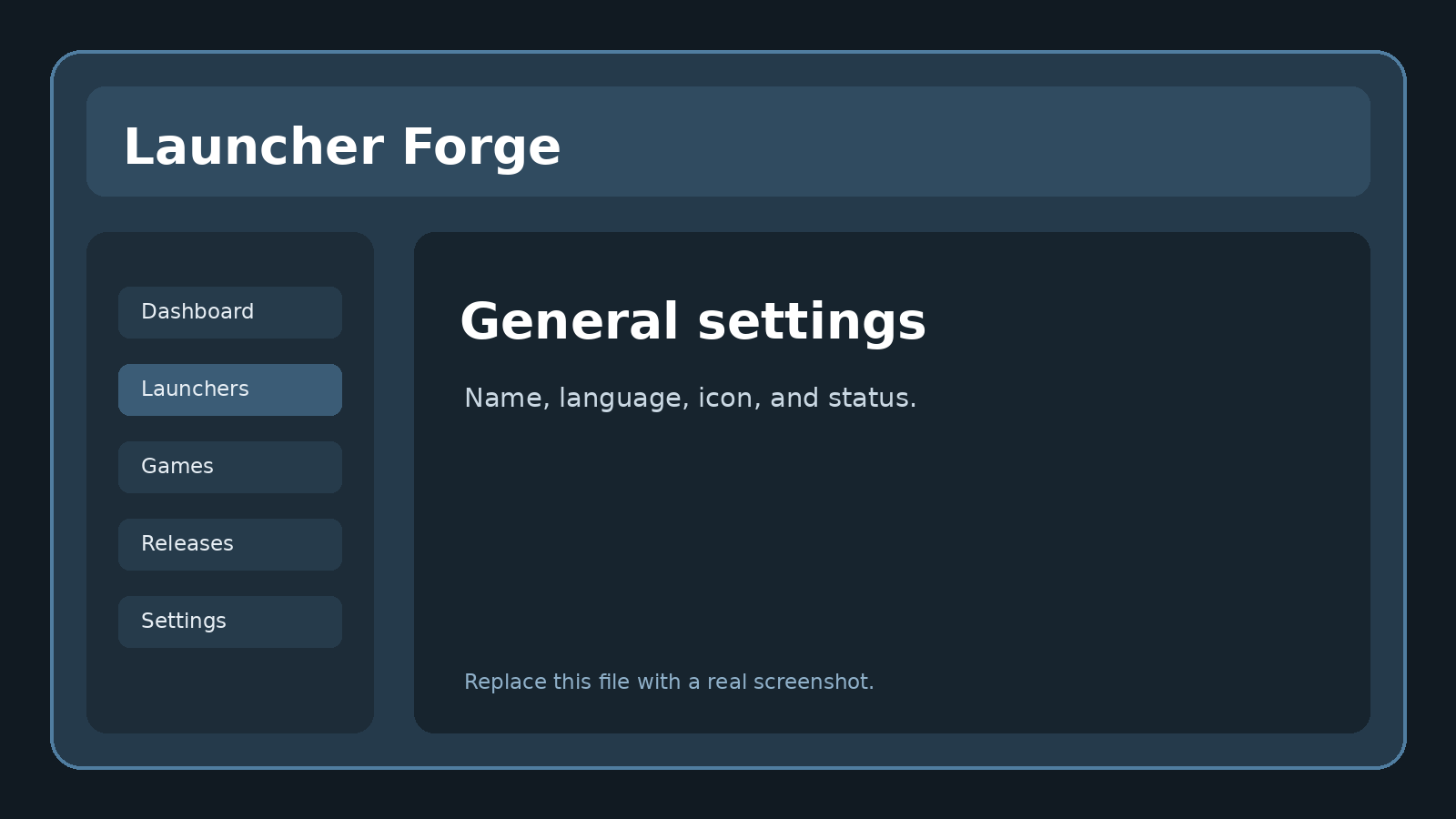 Configuración general