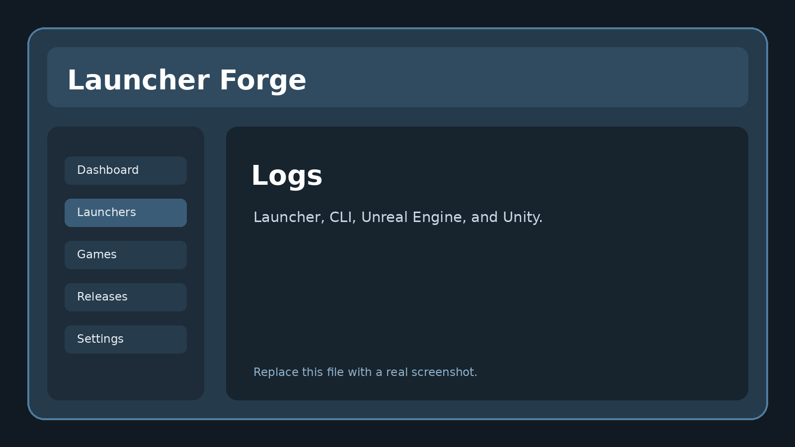 Launcher Forge log locations