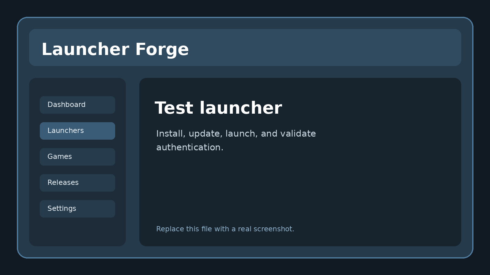 Launcher test flow