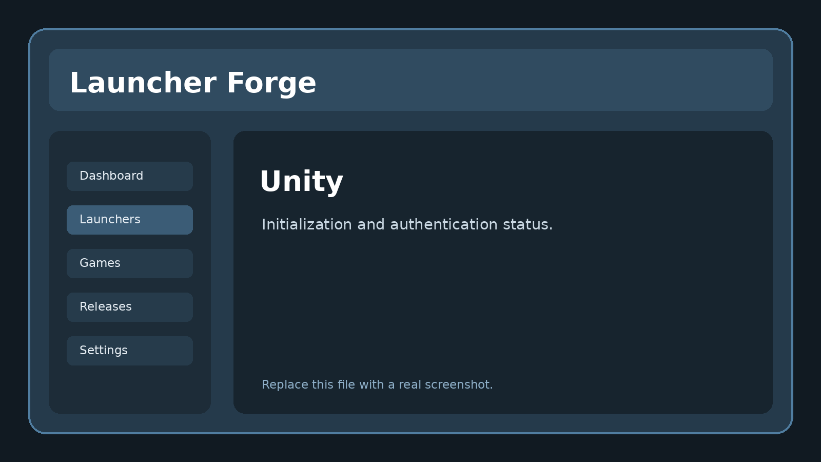 Unity Launcher Forge integration