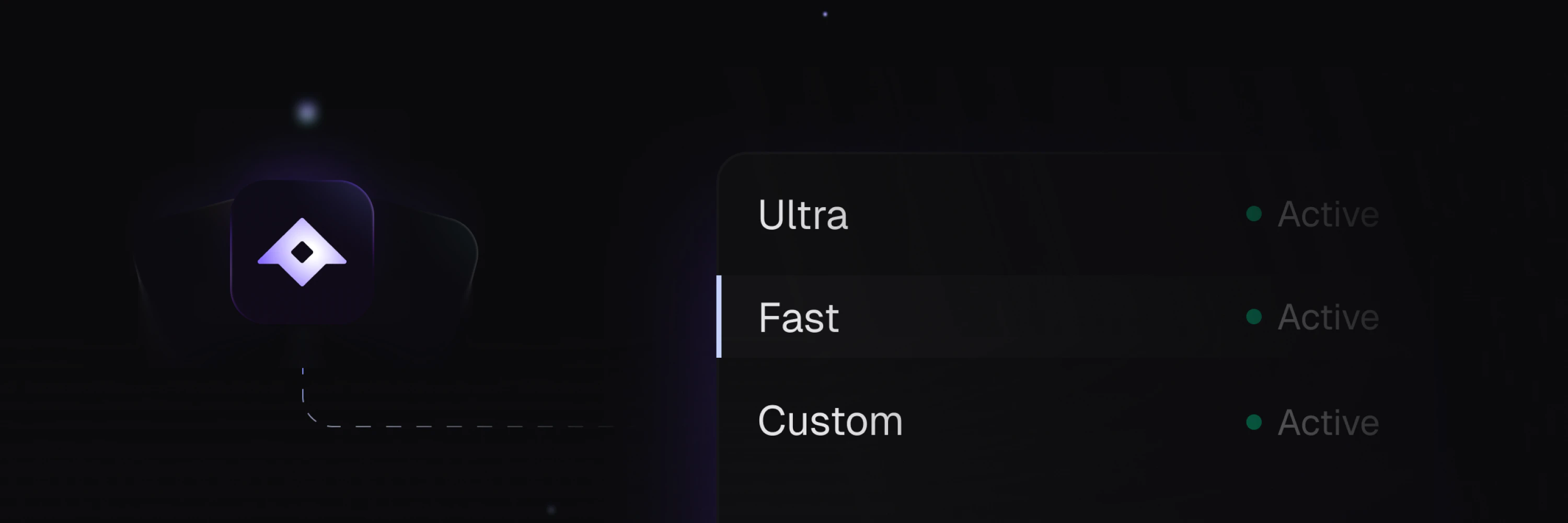 Launchpad Trade Priority Fee settings showing Fast, Ultra, and Custom modes