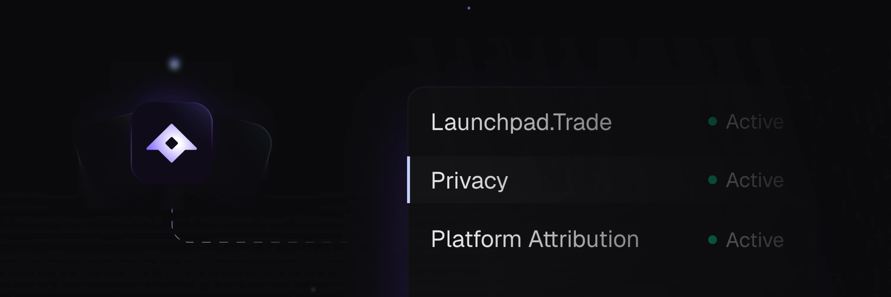 Platform Attribution feature showing Launchpad Trade transaction labeling capabilities