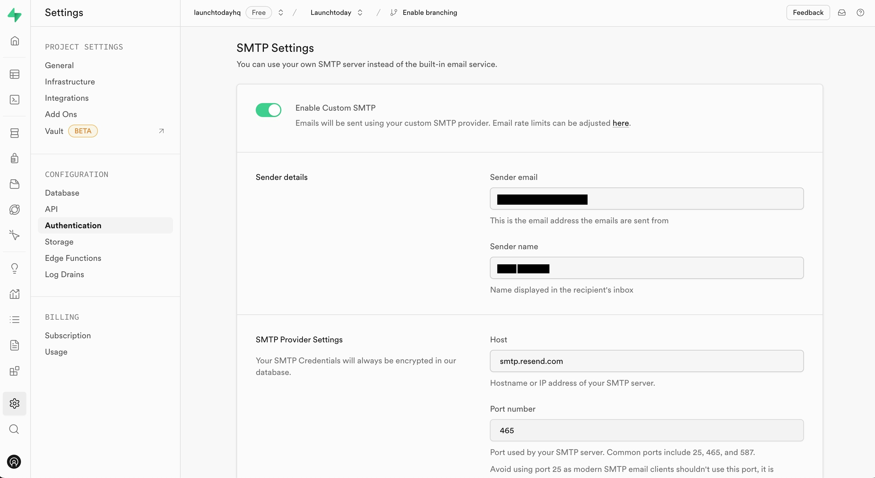 Resend Supabase Integration