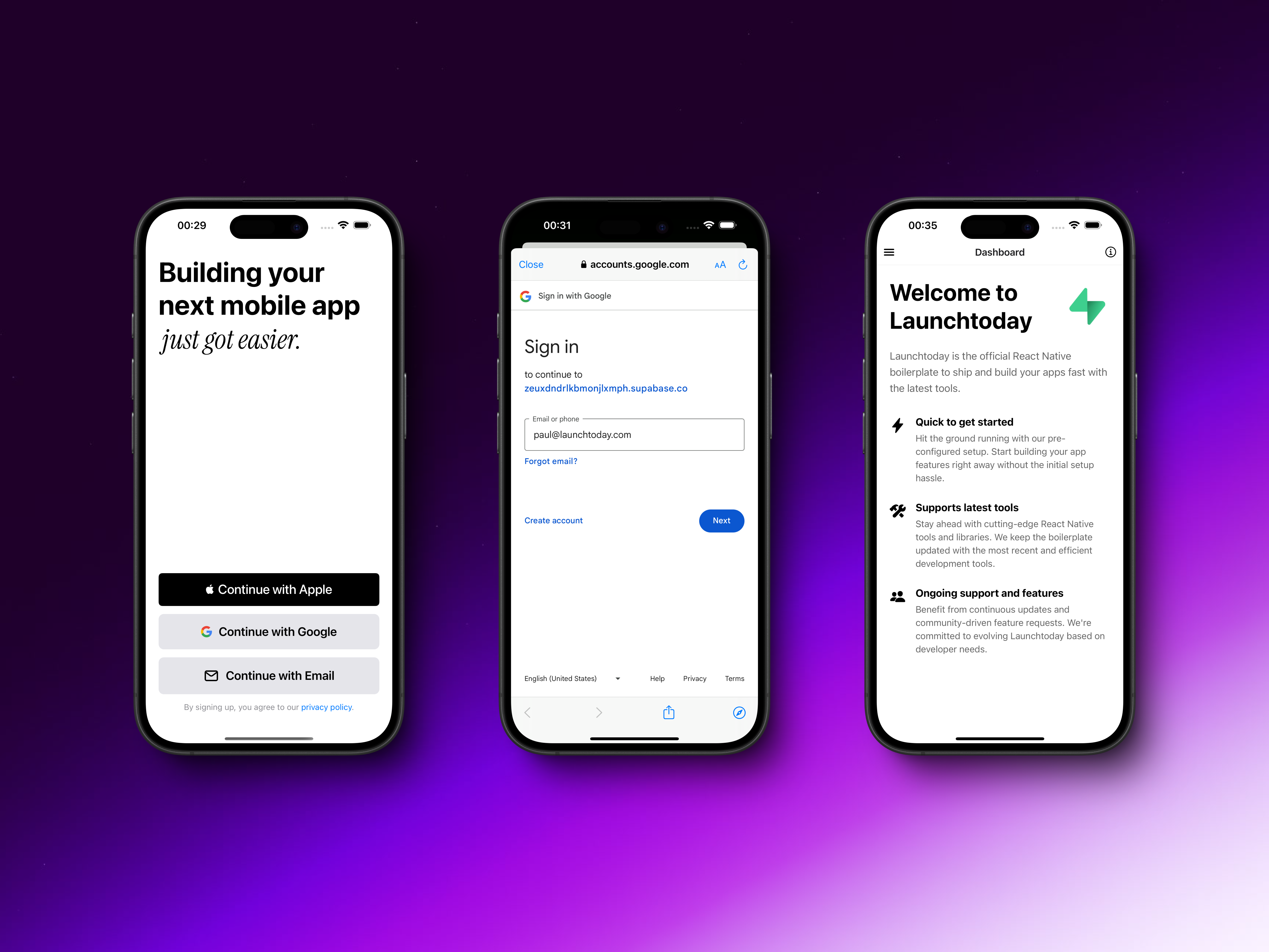 Google Sign-in Configuration
