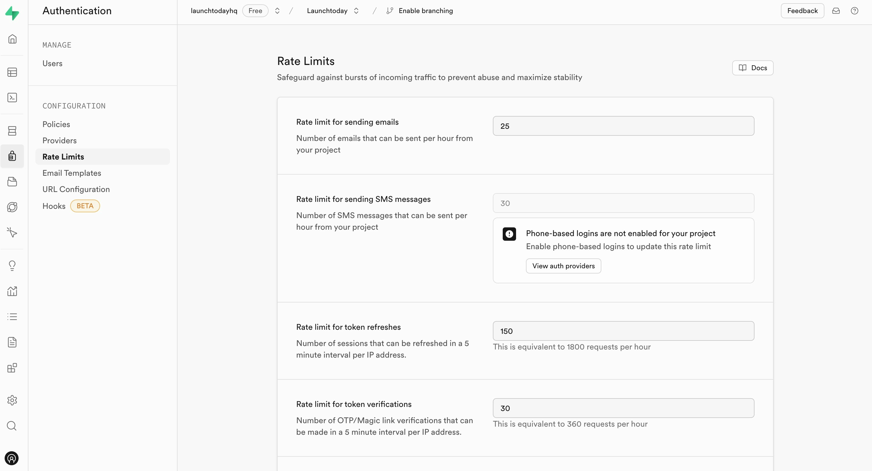 Magic Link Authentication