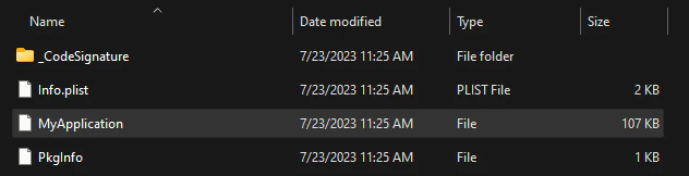 iOS App Bundle and Mach-O Structure