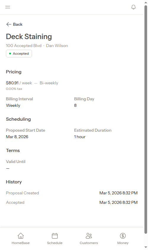 Accepted proposals cannot be edited