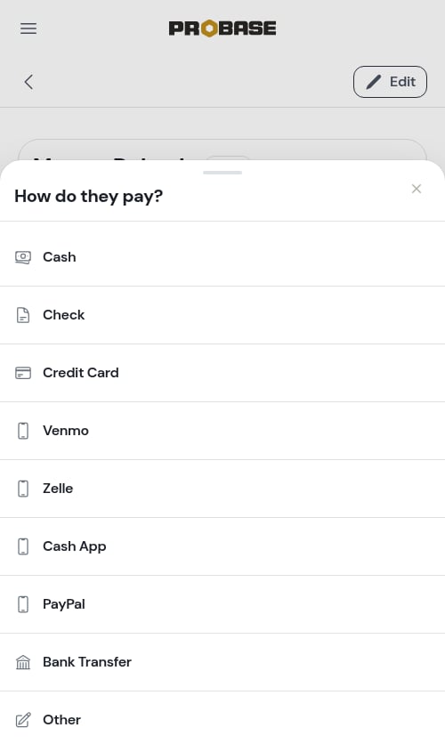 Pays by picker