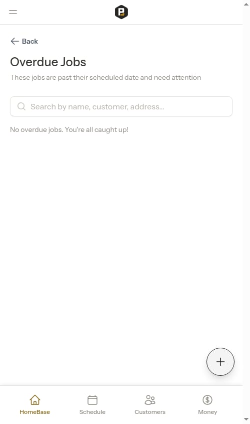 Empty overdue list after resolving all items
