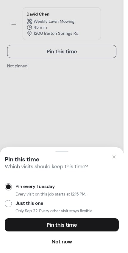 The pin scope sheet