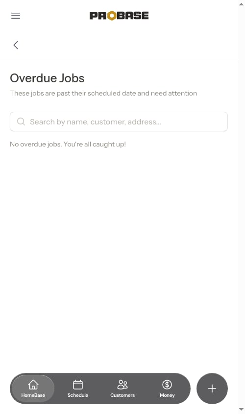 Empty overdue list after resolving all items