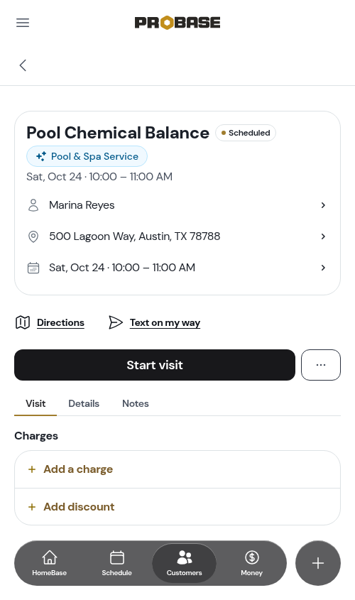 Trade chip on the job detail page