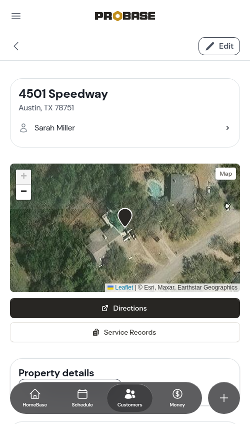 The property page