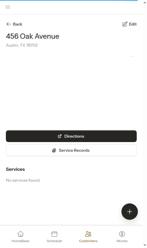 Property page with map