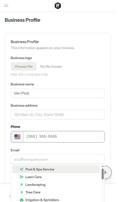 Add-a-trade picker open