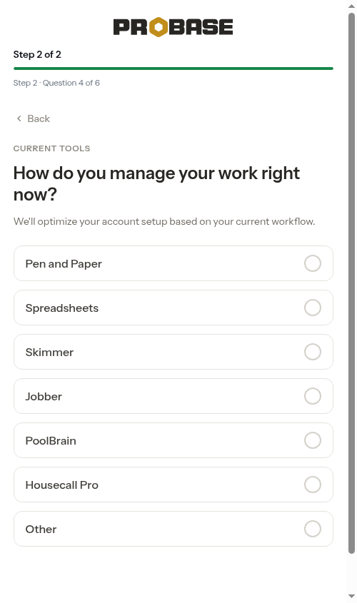Current tools question