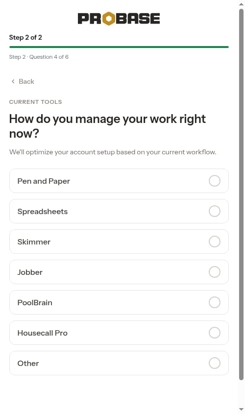 Current tools question