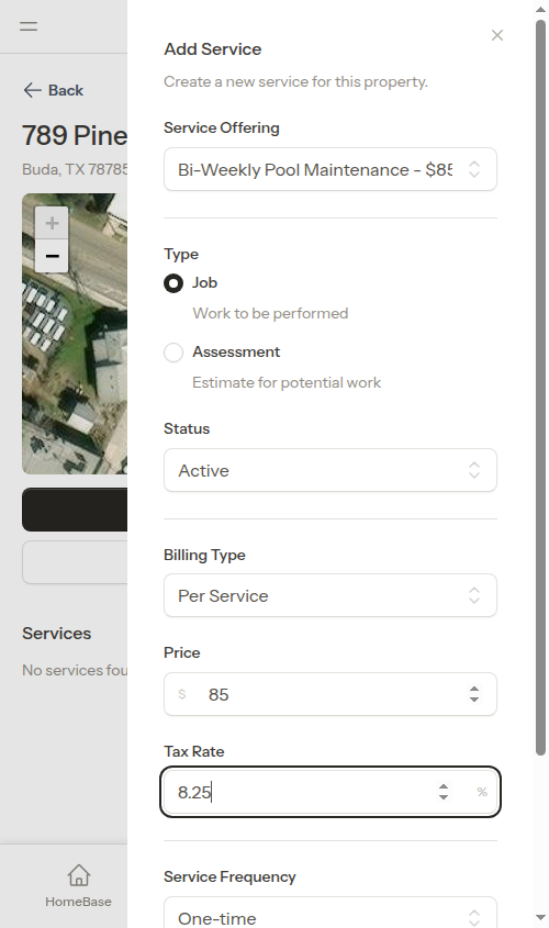 Subscription billing setup