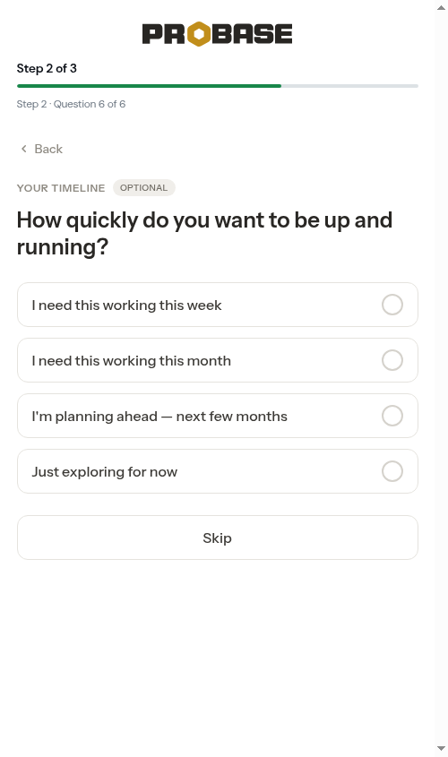 Timeline question