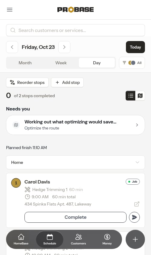 View toggle stays responsive after switching to map view