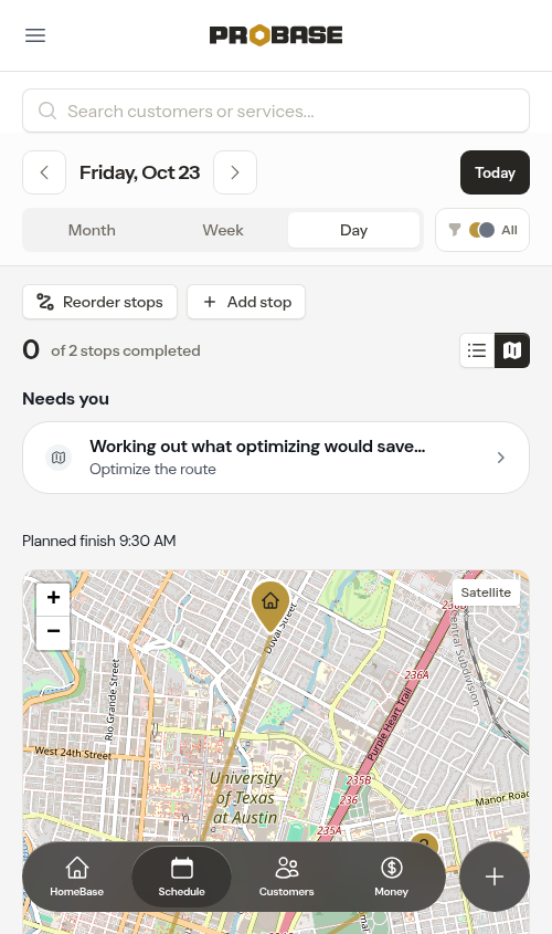 No end pin when the crew has no end address