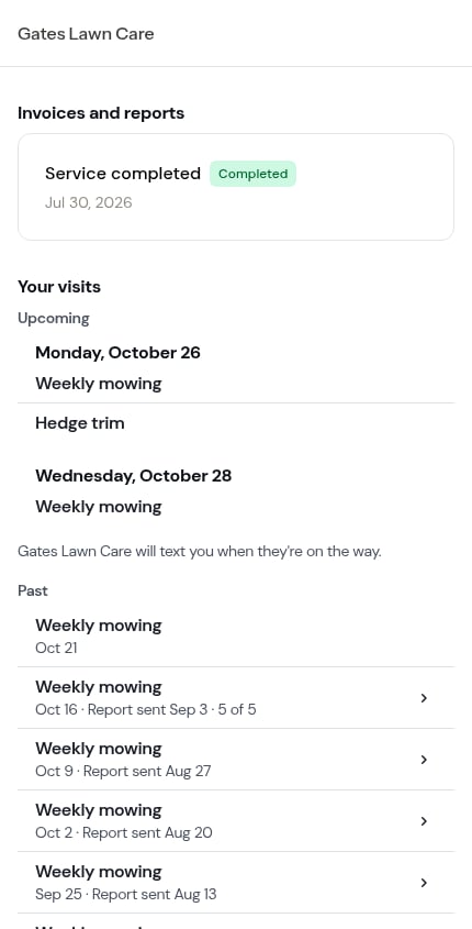 Your visits expanded