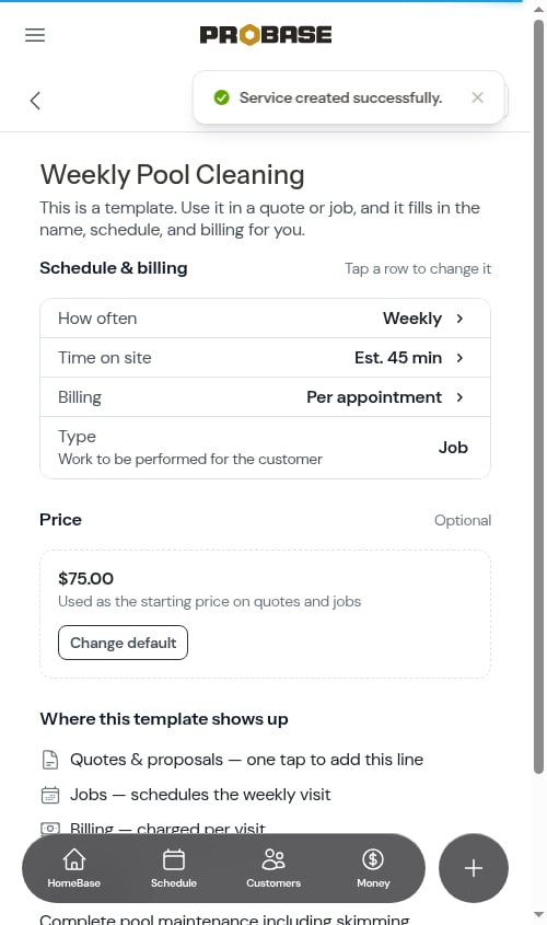After create on show page