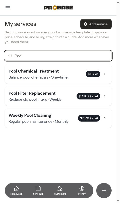 Search results for pool