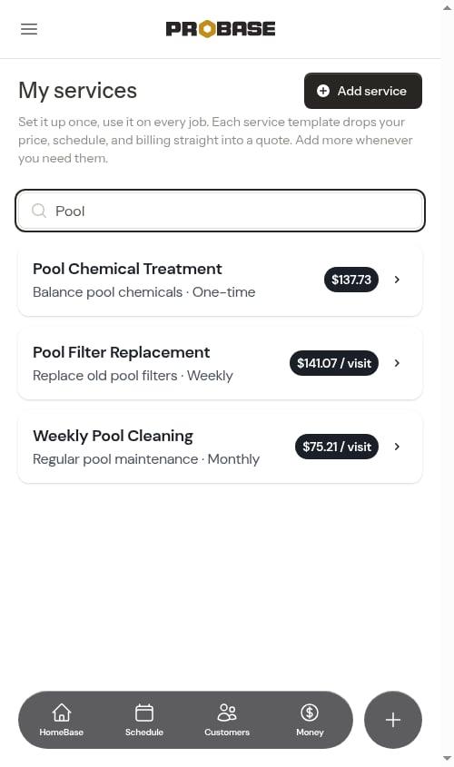 Search results for pool
