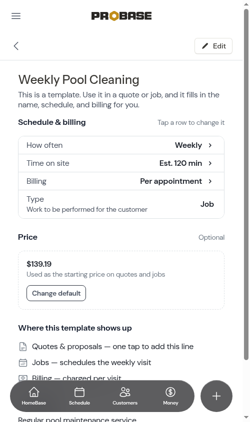 Show page job type