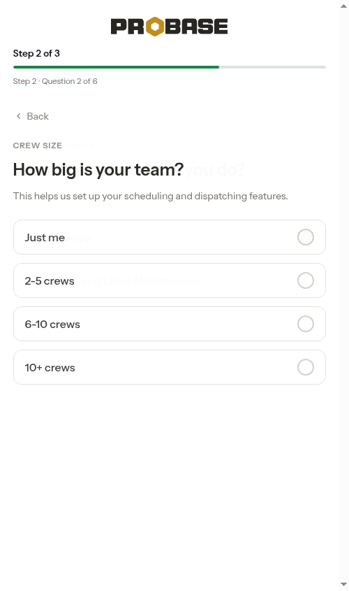 Crew size question