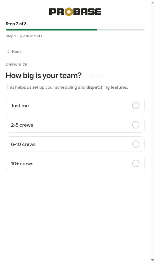 Crew size question