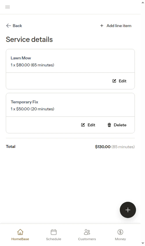 Before deleting an item