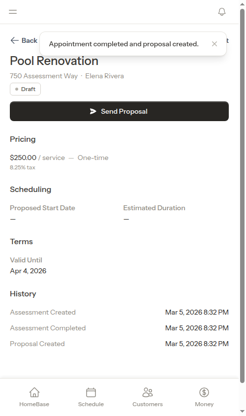 Redirected to proposal