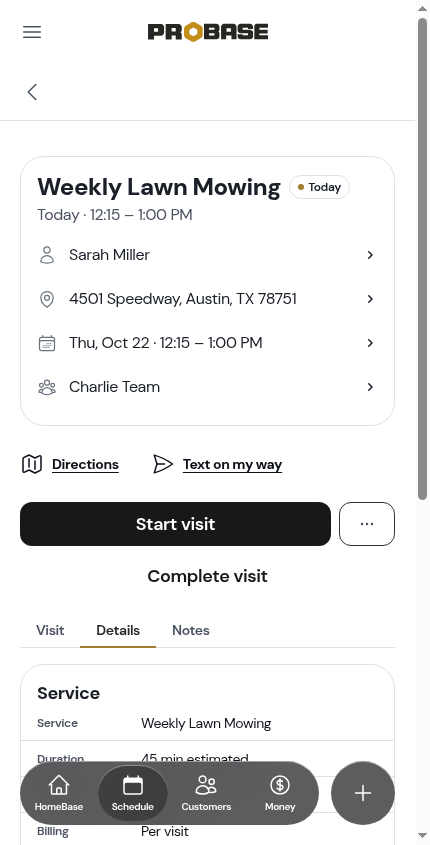 The Details tab