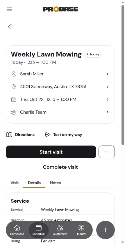 The Details tab