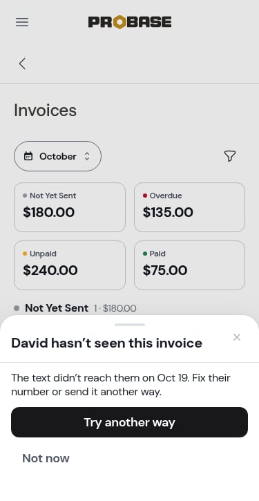 An undelivered invoice explained
