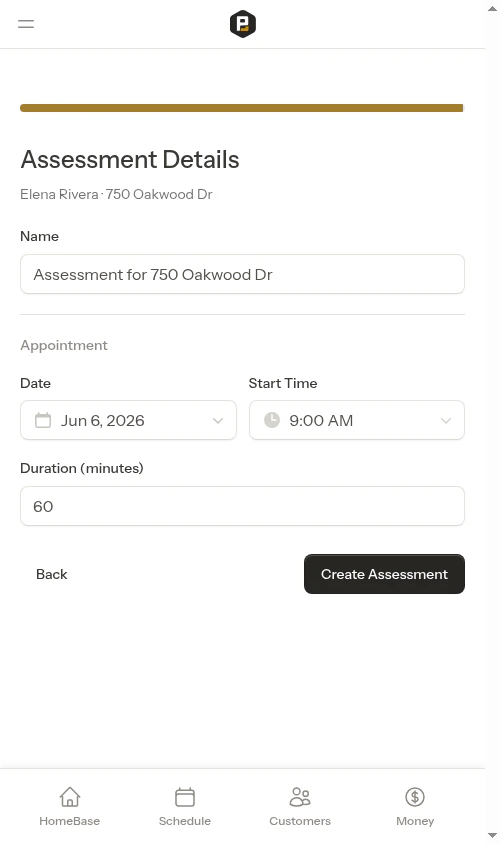 Assessment details