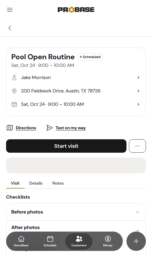 A visit page after a slow reload landed on the new version, no prompt shown